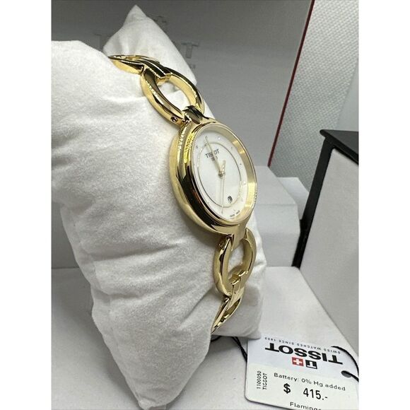 Tissot Flamingo T094.210.33.116.00 Women Gold Stainless Steel Analog Watch YAY6 main image 11
